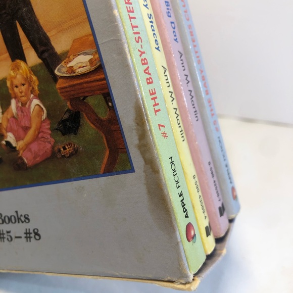 Vintage 1987 first edition Apple Paperbacks The Baby-Sitters Club Books #5-#8 - Picture 5 of 11